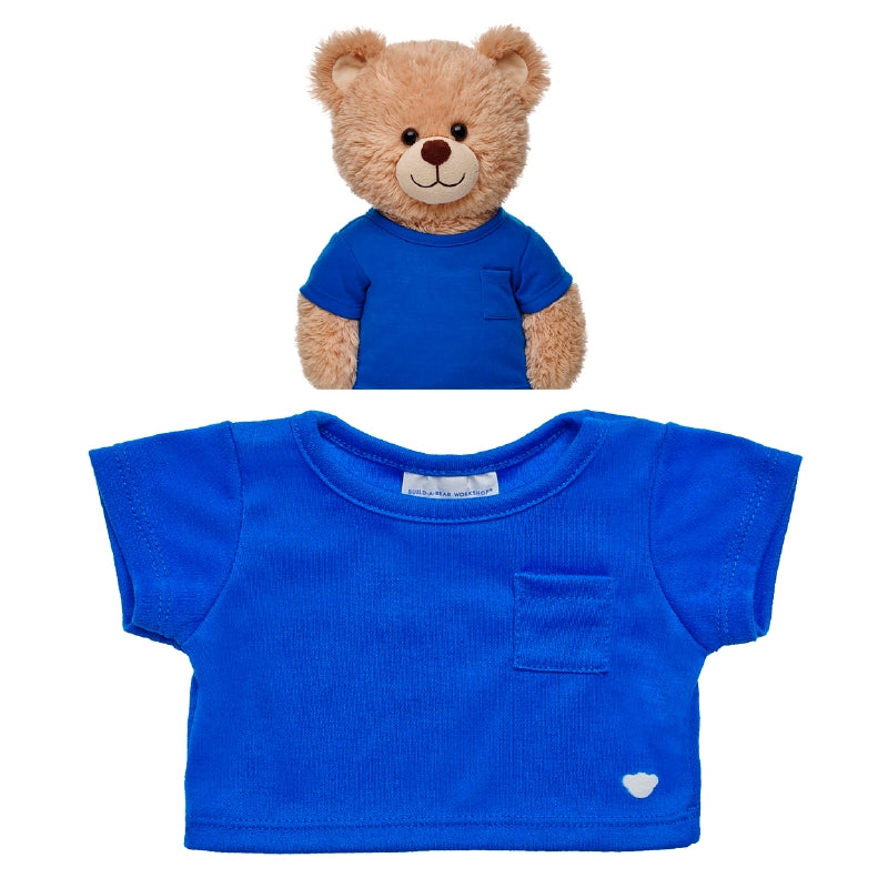 Polera Azul Bolsillo Build-A-Bear Categoría: Polera Tipo producto: Doll Accessories